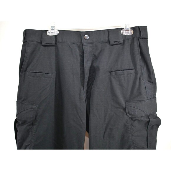511 Tactical Men's Size 36x32 Black Cargo Stretch Pockets Utility Pants Range‎ - Picture 2 of 12